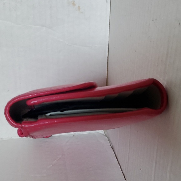 Coach Ashley Fuchsia Wallet Clutch Card Holder Women's Woman's Hot Pink - Picture 3 of 14